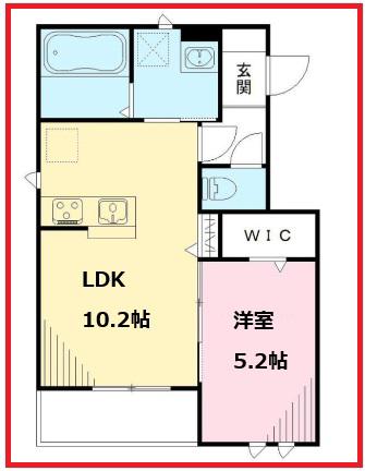 トレサイーユ ドゥ ジョワ(1LDK/3階)の間取り写真