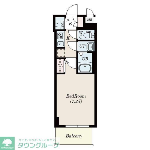 S-RESIDENCE名駅太閤(1K/4階)の間取り写真
