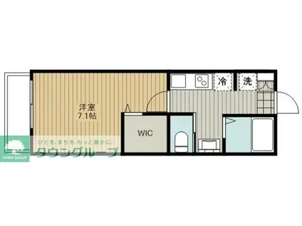 エムズシャトーII(1K/3階)の間取り写真