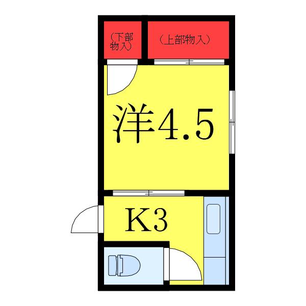 APARTMENT欅(1K/2階)