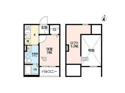 SAN・MARVELOUS (1K/1階)の間取り写真