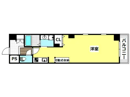 山崎マンション13(1K/1階)の間取り写真