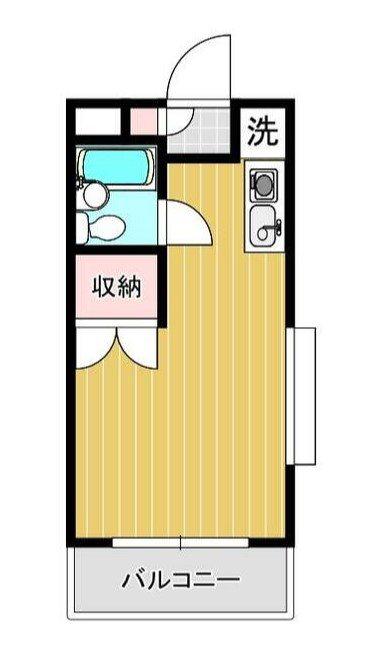アーバンシティータケイ(ワンルーム/3階)の間取り写真