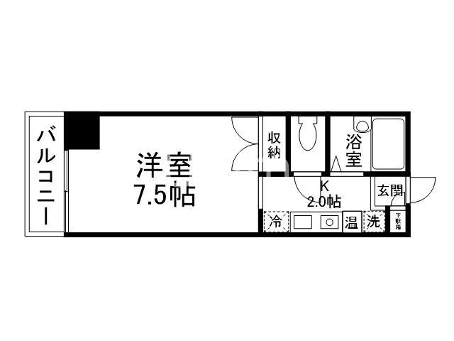LAUBERGE MATSUI(1K/5階)の間取り写真