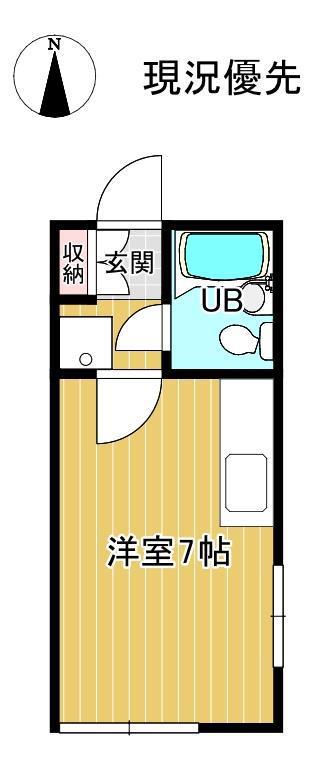 NEOLLA駅前ビル(ワンルーム/2階)の間取り写真