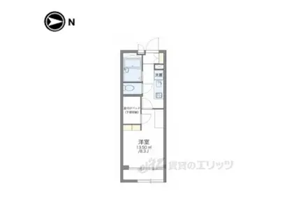 レオパレス千成Ⅱ(1K/2階)の間取り写真