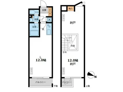CASSIA目黒 カッシア目黒(ワンルーム/5階)の間取り写真