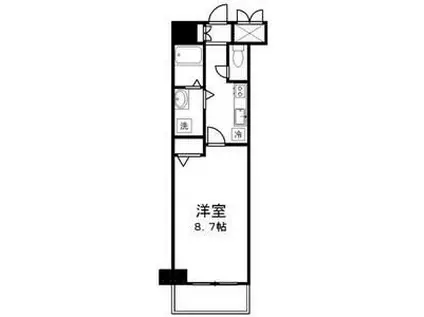 HF丸の内レジデンス(1K/10階)の間取り写真