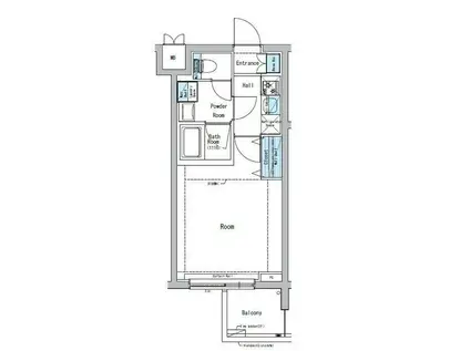 マキシヴ中野(1K/3階)の間取り写真