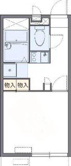 レオパレスアマランサス(1K/1階)の間取り写真