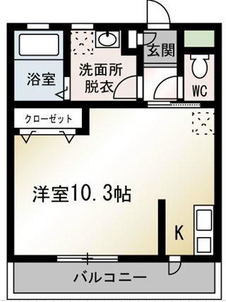 IL COMPAGNOIII(1K/1階)の間取り写真