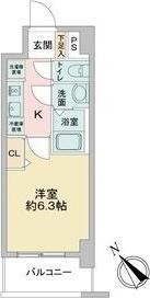アステリ鶴舞エーナ(1K/12階)の間取り写真