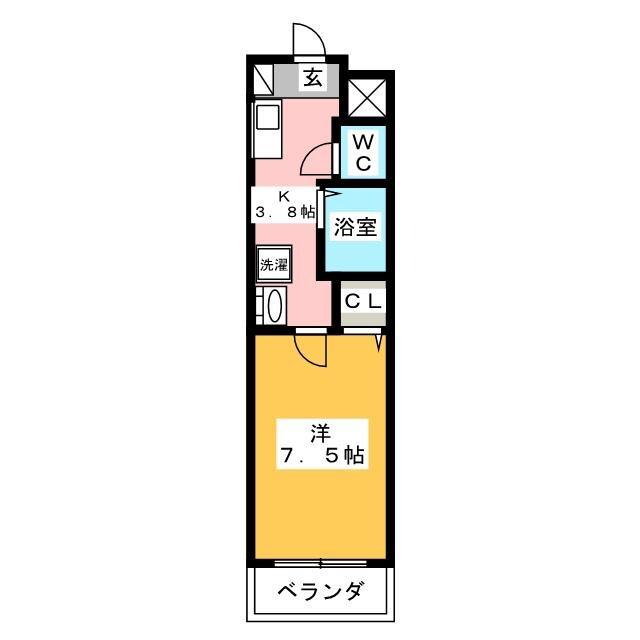 リアライズ岐阜駅前(1K/9階)の間取り写真