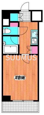 ルーブル北新宿(1K/7階)の間取り写真