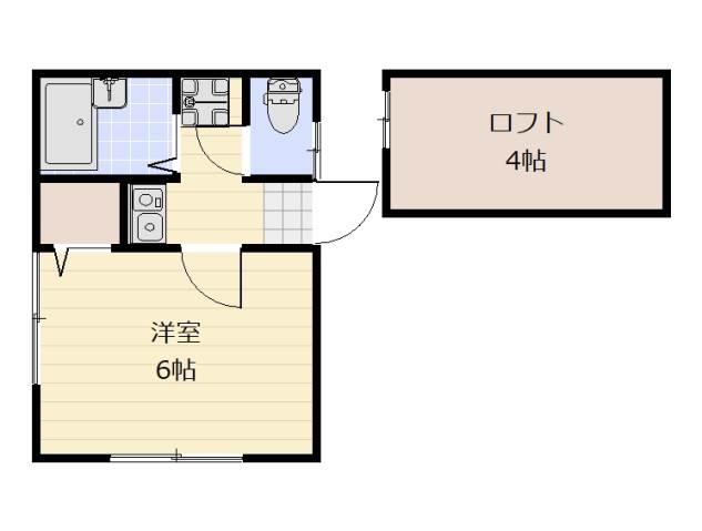 メゾン18(1K/1階)の間取り写真