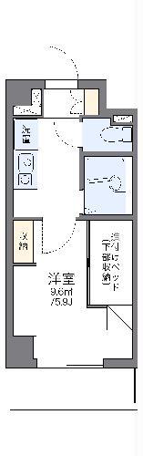 レオパレス宇田川町マンション(1K/3階)の間取り写真
