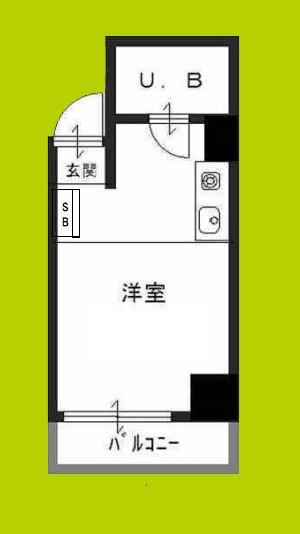 ジョイフル西船場(1K/11階)の間取り写真