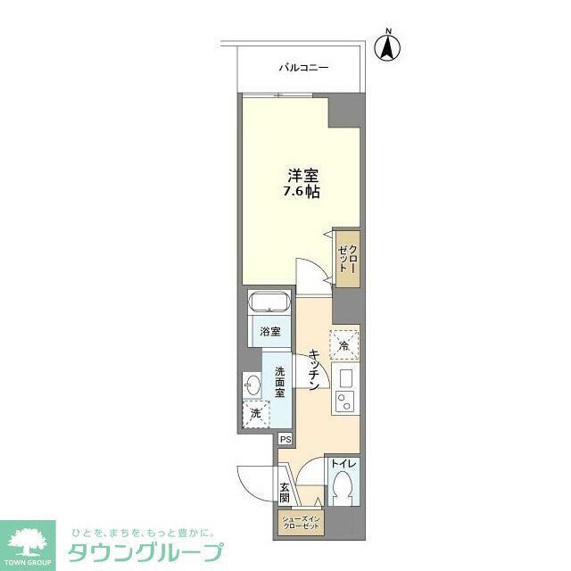 ブラウ本所一丁目(1K/6階)の間取り写真