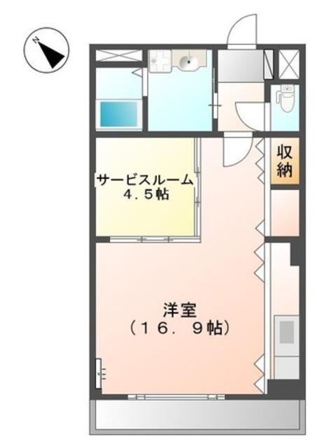 コンフォース21(ワンルーム/3階)の間取り写真