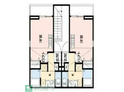 アズール西八王子(1K/3階)の間取り写真