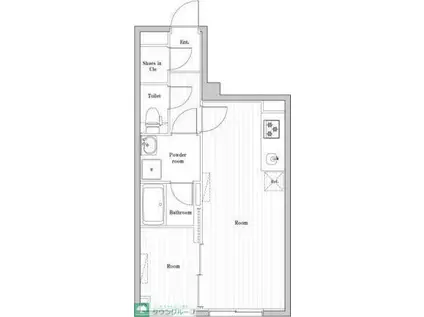 EDIT文京千石II(1LDK/1階)の間取り写真