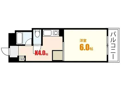 谷岡ビル1号館(1K/3階)の間取り写真