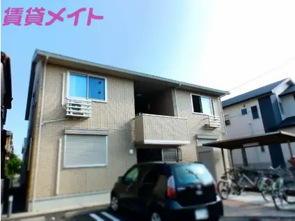 ウィステリアA(2DK/2階)の外観写真