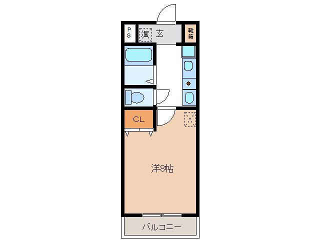 PARK SIDE ケヤキⅡ(1LDK/2階)の間取り写真
