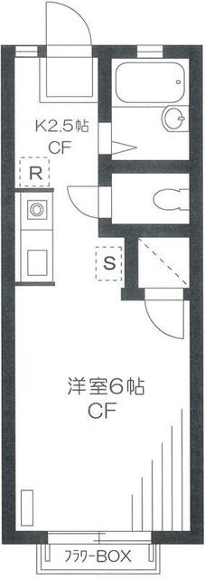 エクセル(1K/2階)の間取り写真