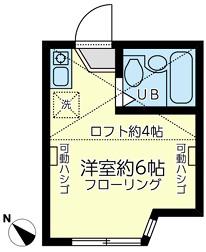 ゼロゼロFR1更に家電 諸費用安く抑えたい方へ 1R(ワンルーム/1階)の間取り写真