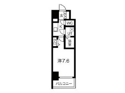 エスリード葵桜通(1K/5階)の間取り写真