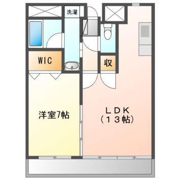 アドニスセンリ(1LDK/5階)の間取り写真
