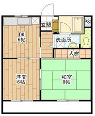 RAFFINE泉(1DK/3階)の間取り写真