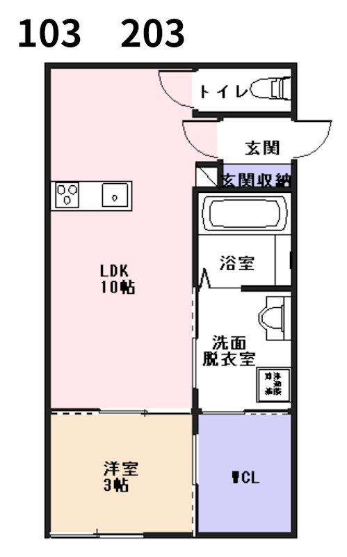 ANTHEM (1LDK/2階)の間取り写真