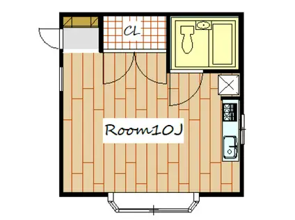 コンフォートHARADA(ワンルーム/1階)の間取り写真