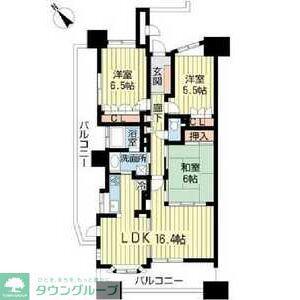 グランカーサ上前津(3LDK/9階)の間取り写真