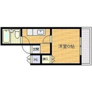 プレミール北堀江(1K/3階)の間取り写真