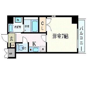 セントラル ウイング(1K/3階)の間取り写真