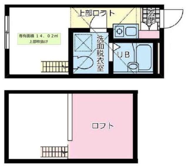 ドルチェ和田町(ワンルーム/1階)の間取り写真