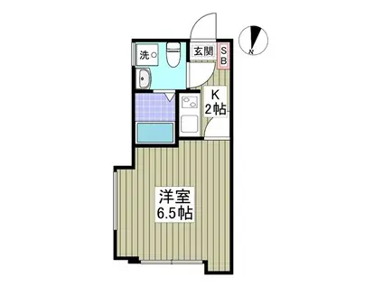 陽だまりのルーチェ(1K/2階)の間取り写真