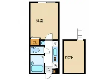 グランクオール中野弥生町(1K/3階)の間取り写真