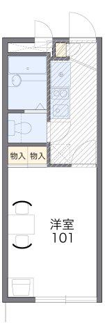 レオパレスいずみ(1K/2階)の間取り写真