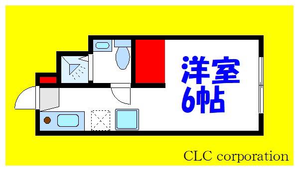 東京メトロ東西線 浦安駅(千葉) 徒歩8分 3階建 築38年(ワンルーム/1階)の間取り写真