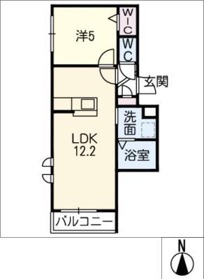 PERSEUS(1LDK/3階)の間取り写真