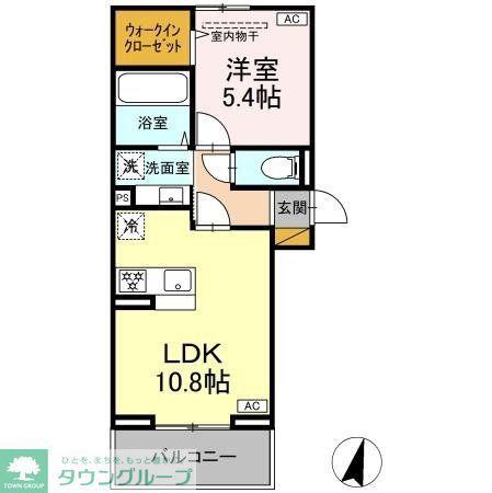 アリエッタ(1LDK/3階)の間取り写真