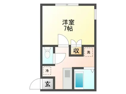 まさえきさいとう(1K/2階)の間取り写真