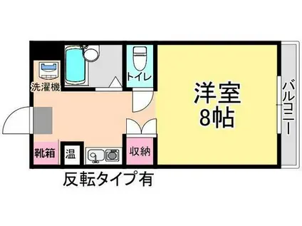 サンライト津島I号館(1K/5階)の間取り写真