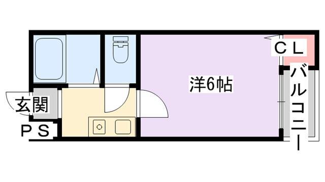 プレアール寝屋川高柳(1K/3階)の間取り写真