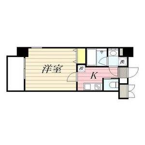アマーレ東海通(1K/9階)の間取り写真