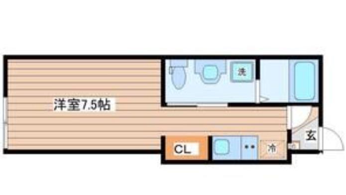 GIGI北四番丁(ワンルーム/3階)の間取り写真